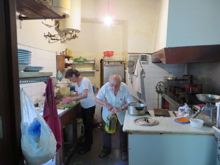 Danakos, Greece, Giorgos & wife