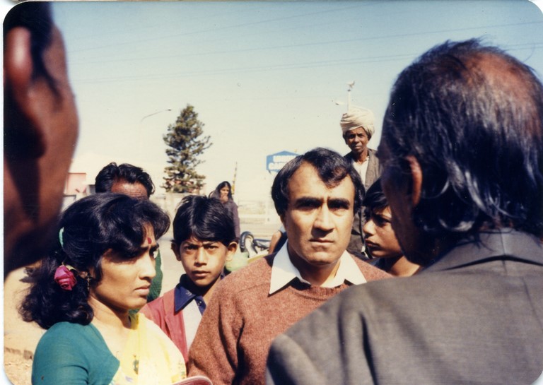 Khumud Ini Mayur and Rashmi Mayur in Bhopal, 1985