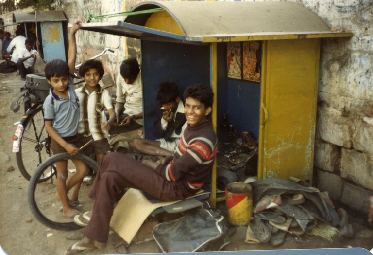 Bhopal 1985 shoe repair shop