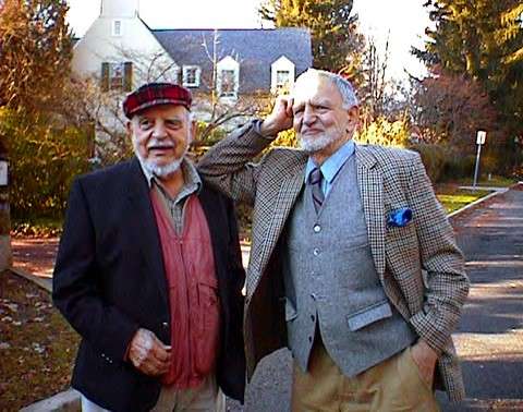 Alfred de Grazia and Sebastian de Grazia, Princeton, N.J., Dec. 1999